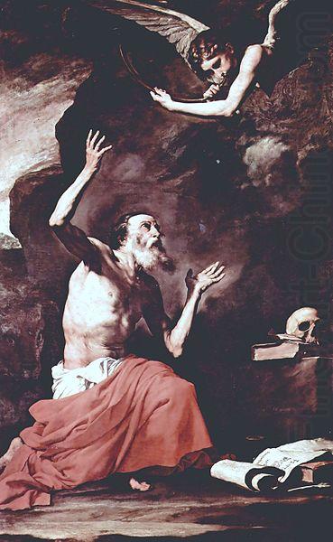 Jose de Ribera San Girolamo e lAngelo del Giudizio china oil painting image